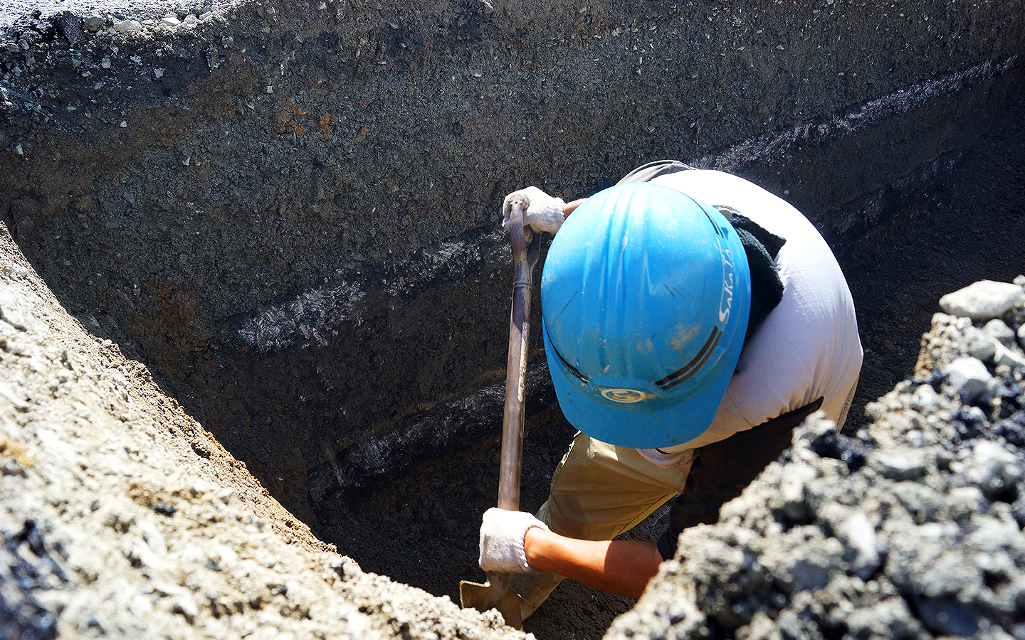 下水道工事・開削工法