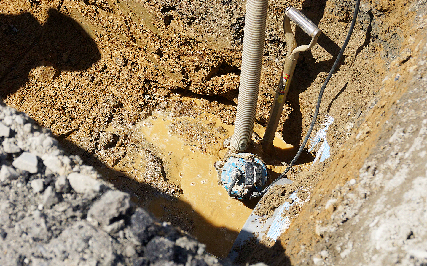 下水道工事・開削工法